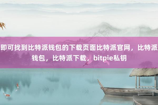 即可找到比特派钱包的下载页面比特派官网，比特派钱包，比特派下载，bitpie私钥