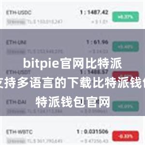 bitpie官网比特派钱包支持多语言的下载比特派钱包官网