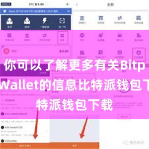 你可以了解更多有关Bitpie Wallet的信息比特派钱包下载